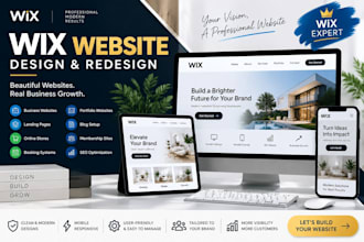 design wix website or redesign online store wix website, yoga wix website design