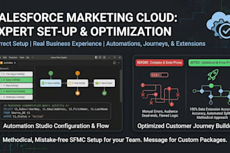 set up and manage your salesforce marketing cloud automations