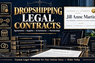 draft a dropshipping supplier contract