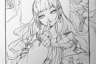 sketch you anime sketch art