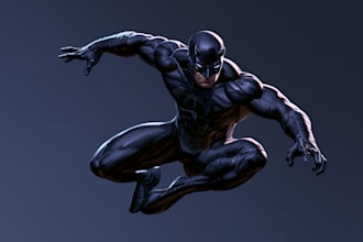 design comic book illustration, comic illustration