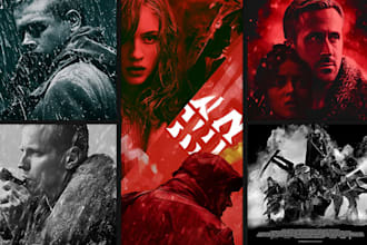 design a movie poster for you