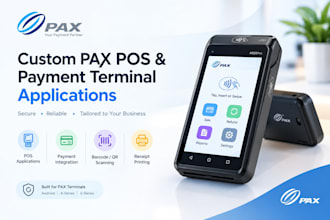 develop custom pax pos and payment terminal applications