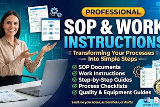 create professional sops and work instructions
