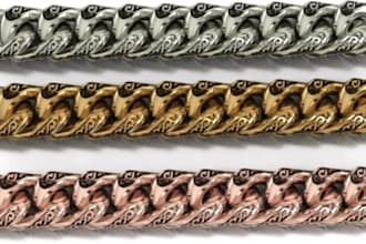 design custom cuban link and hype chain cad in matrixgold