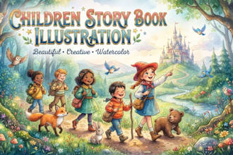 children storybook illustration kids illustration picture book