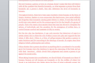 edit and proofread any documents