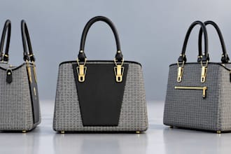 3d bag tote backpack handbag design product animation