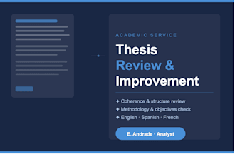 review and improve your qualitative thesis or academic research