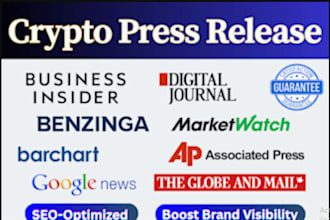 publish crypto press release, blockchain press release on yahoo finance