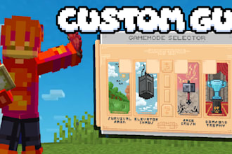 design custom minecraft gui menus