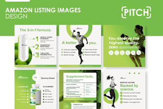 create professional amazon product images and a plus content