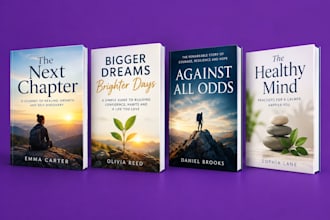memoir ebook cover design nonfiction self help book cover and kindle formatting