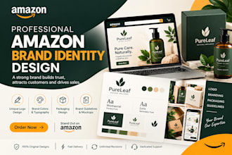 design logo and brand identity for amazon brands