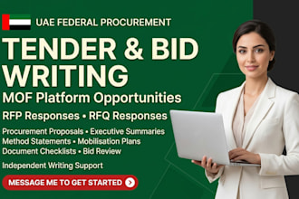 write uae ministry of finance tenders bids and procurement