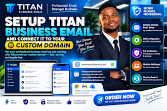 setup titan email business email and connect it to your custom domain