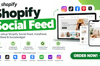 setup shopify social feed instafeed multifeed gsc socialwidget simprosys mulwi