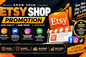 promote your etsy shop and help boost sales