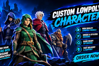 unity ready low poly characters 3d low poly model character unity game rigging