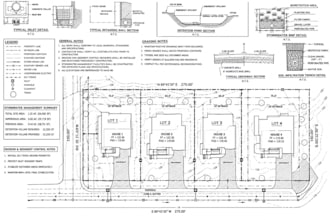 usa erosion control lid infiltration design drainage report