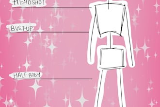 full rendered full body illustrations