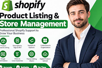 add products and manage your shopify store professionally