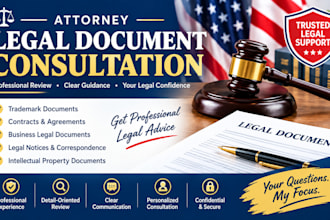 provide attorney legal document consultation and professional review
