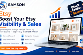 optimize your etsy SEO for black friday sales
