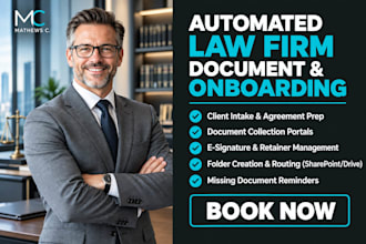 automate clio legal document generation and client onboarding