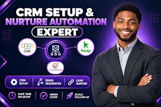 setup zoho crm keap infusionsoft engagebay email marketing nurture automation