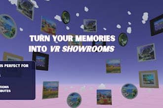 create a VR memory showroom for your special occasion