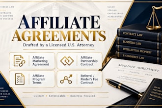draft a robust referral commission contract