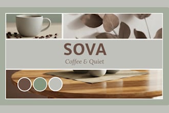 design modern brand identity layouts and visual guidelines