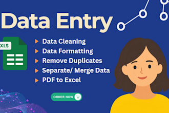 clean, format, merge, split excel data