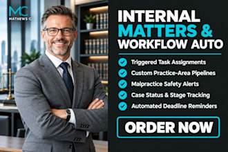 automate matter workflows and task templates in clio or lawmatics setup