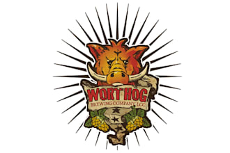 design elegant hog brewing company logo