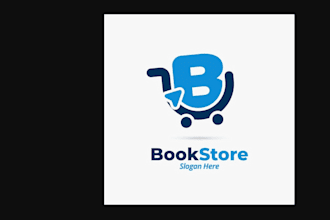 create a professional logo for your retail book store