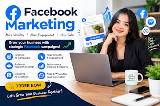 setup highly targeted facebook ads campaign and meta ads marketing