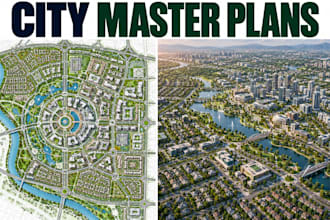 create city master plans urban development planning architectural layouts