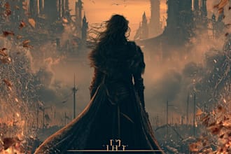 design unique fantasy book cover kindle ebook cover art