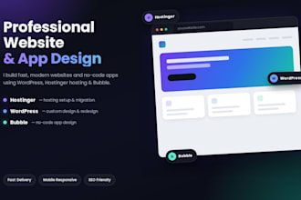 hostinger website design wordpress hostinger website redesign bubble app design