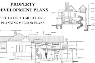 do property development, real estate, site layout, building site plan, housing