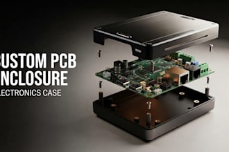 design custom pcb enclosure, electronics housing and 3d printable case
