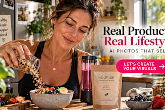 create realistic ai lifestyle product photos with models