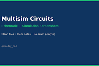 create a multisim schematic and simulation screenshot for your circuit