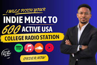 pitch your indie music to 600 active USA college radio station