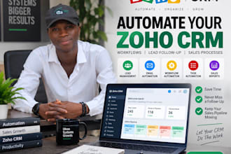 automate zoho CRM workflows, lead follow up and sales processes