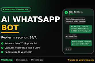 build a whatsapp bot with ai to automate customer chat and get leads