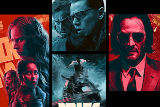 create a cinematic poster for your movie or film