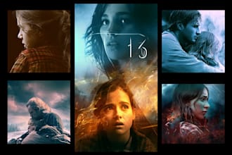 create an amazing film poster with cinematic effects